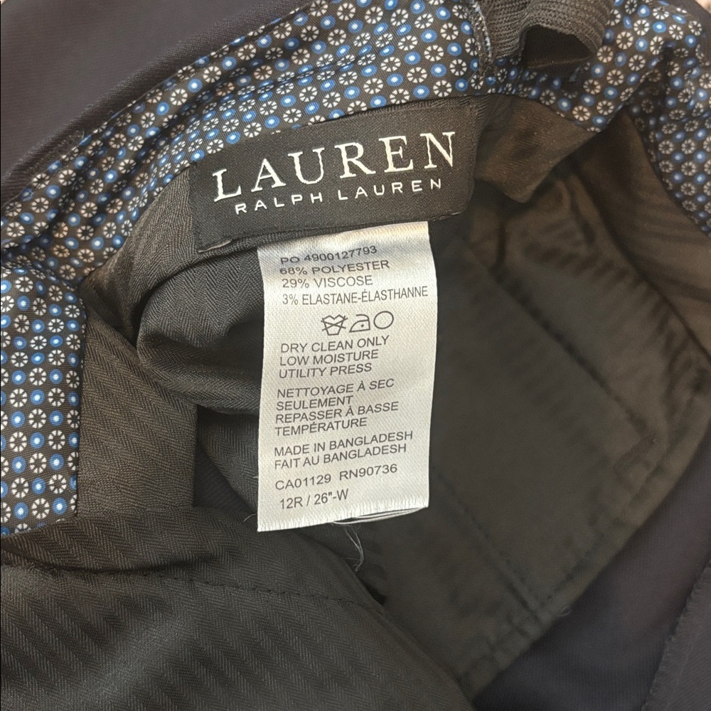 Ralph Lauren Navy Replen suit size 12 - Picture 7 of 7